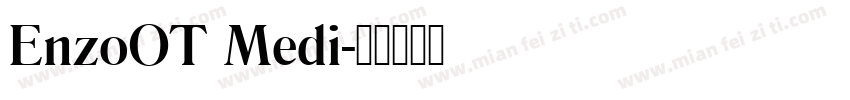EnzoOT Medi字体转换